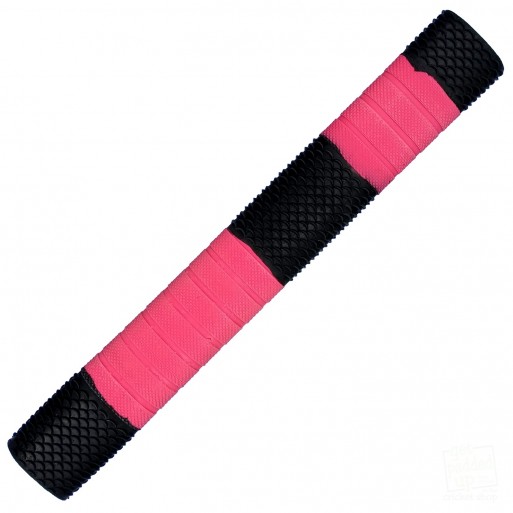 Black and Neon Pink Penta Cricket Bat Grip