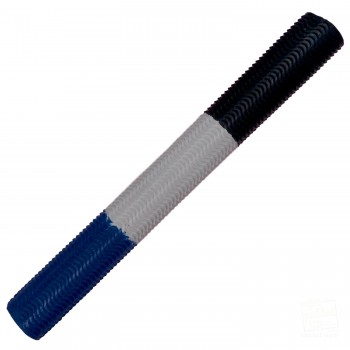Navy Blue / White / Black Aqua Wave Cricket Bat Grip