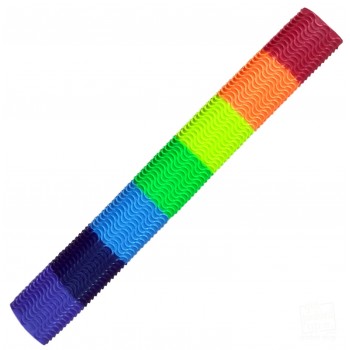 Rainbow Colours Aqua Wave Cricket Bat Grip