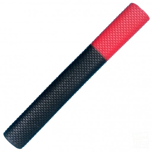 Black / Red Scale Cricket Bat Grip