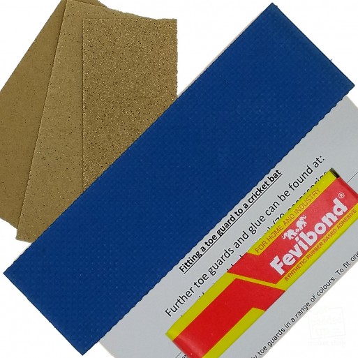 Royal Blue Cricket Bat Toe Guard Kit