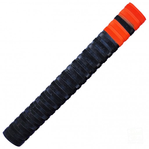 Black with Orange Players Matrix Lite Cricket Bat Grip