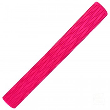 Neon Pink Aqua Wave Cricket Bat Grip