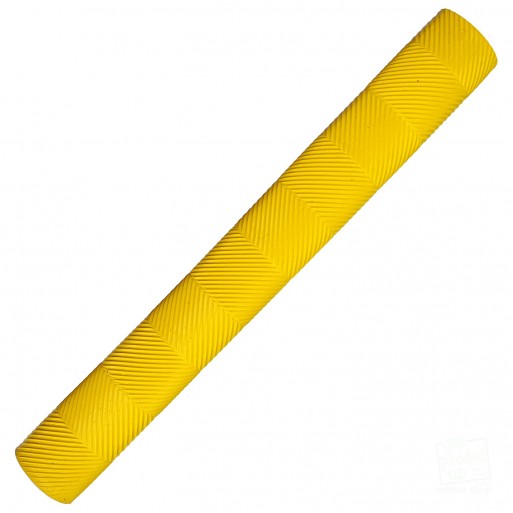 Yellow Chevron Traditional Cricket Bat Grip
