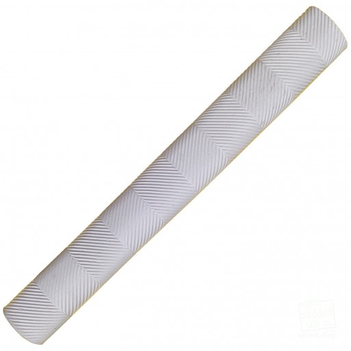 White Chevron Traditional Cricket Bat Grip